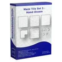 Maze Tile Set 3 - Hand-Drawn Tiles