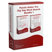 Puzzle Maker Pro - Zig Zag Word Search - Bundle 1