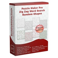 Puzzle Maker Pro - Zig Zag Word Search Random Shapes