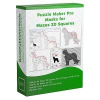 Puzzle Maker Pro - Masks Add-On for Mazes 2D Squares