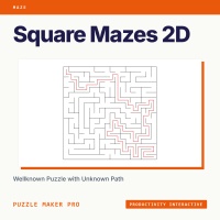 Mazes 2D Squares Productivity Interactive