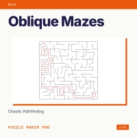 Oblique Mazes Lite