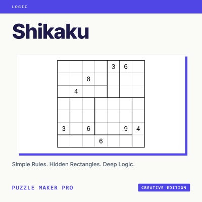 Puzzle Maker Pro - Shikaku Creative