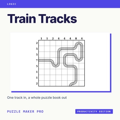 Puzzle Maker Pro - Train Tracks Productivity