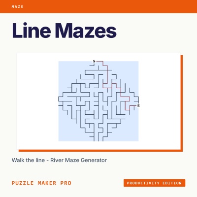 Puzzle Maker Pro - Line Mazes Productivity