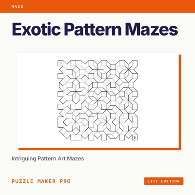 Exotic Pattern Mazes Lite