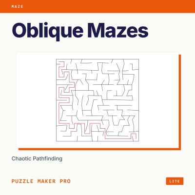 Oblique Mazes Lite