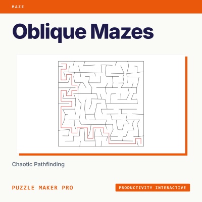 Oblique Mazes Productivity Interactive