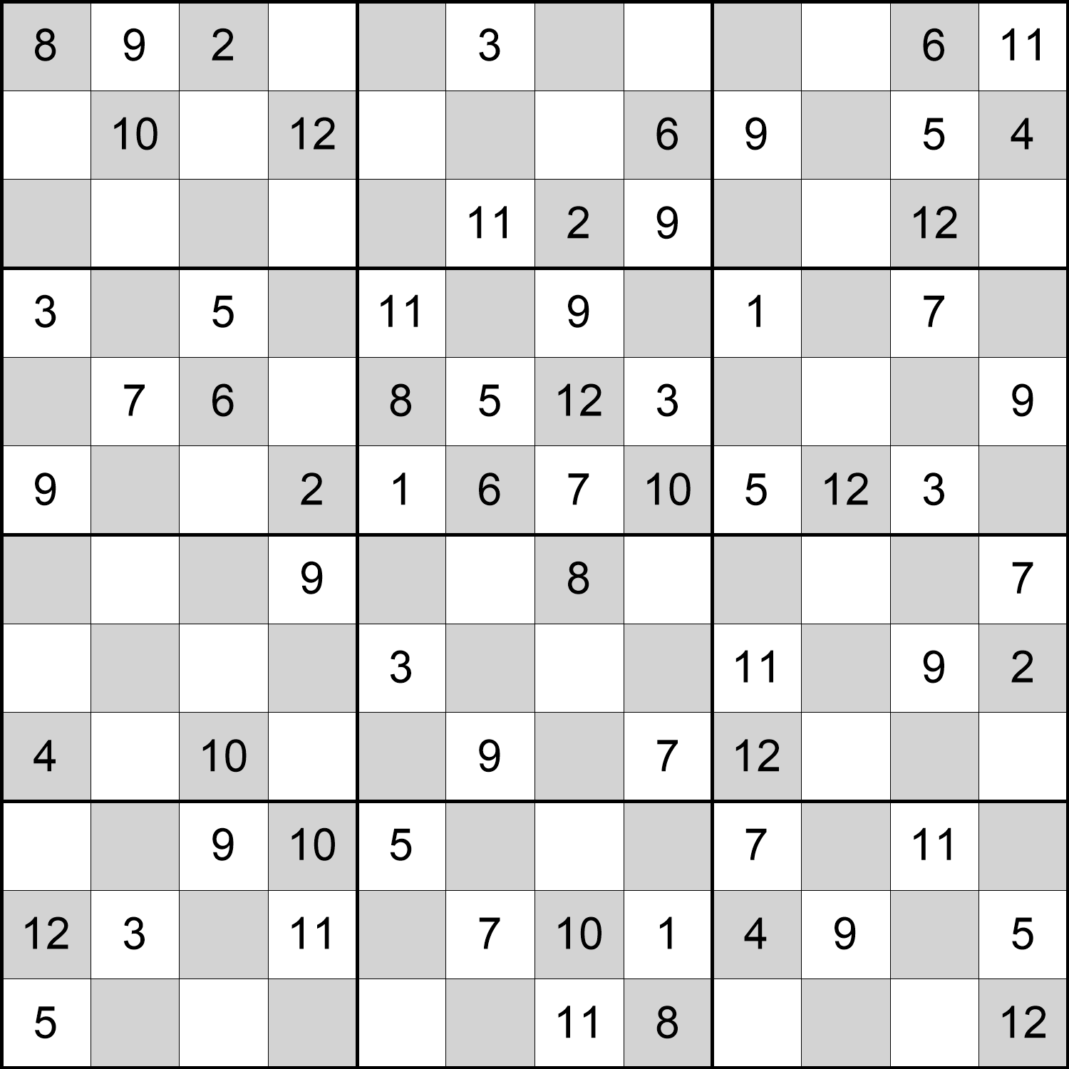Math Sudoku Puzzles Digital Download Easy Level 4x4 Grid: 300 