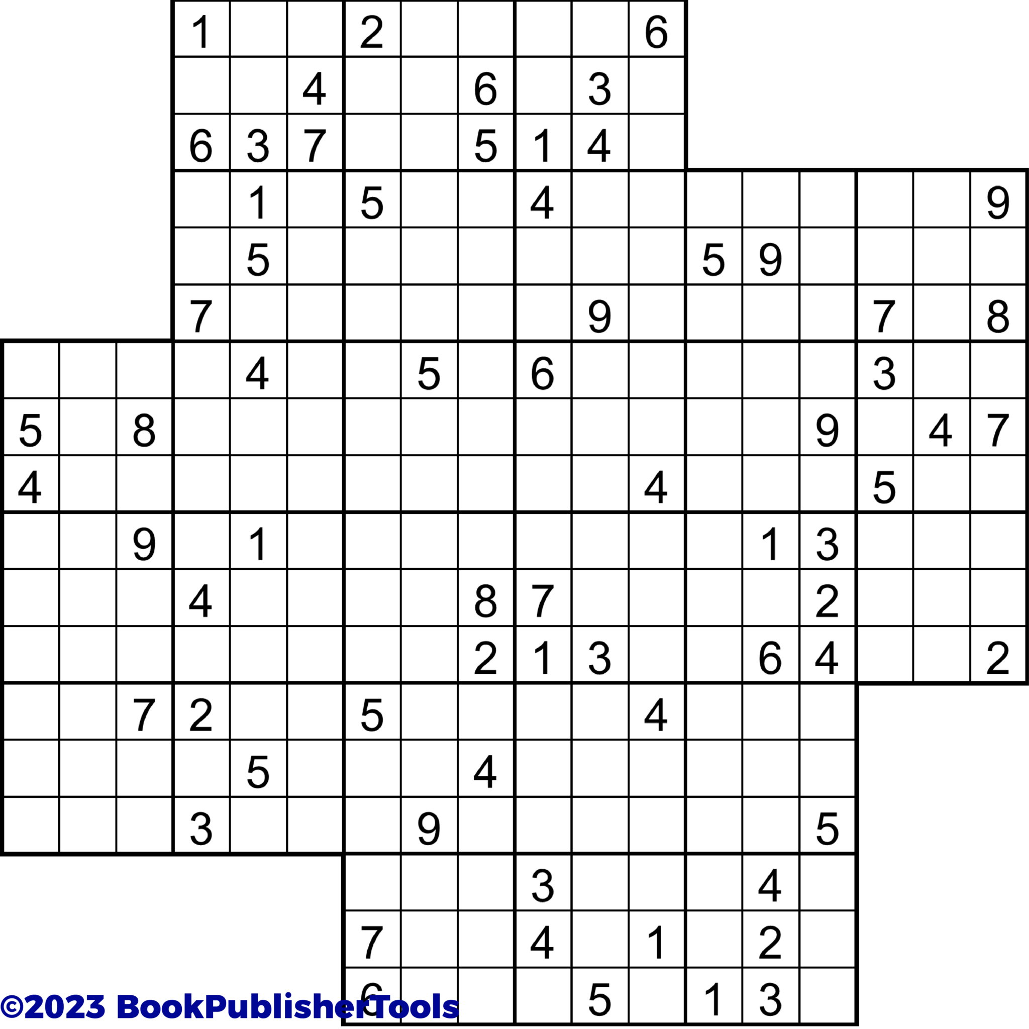 Puzzle Maker Pro - Sudoku Multidokus 3 | BookPublisherTools